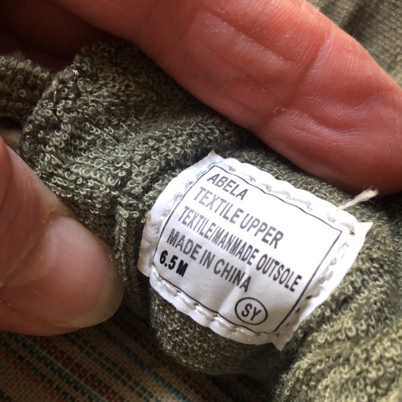 Jellypop (Abela) olive green slip on sneakers - Picture 4 of 5